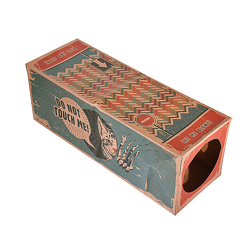 Kraft Paper Cat Tunnel Toy for Stylish Indoor Enrichment