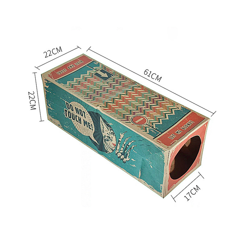 Kraft Paper Cat Tunnel Toy for Stylish Indoor Enrichment