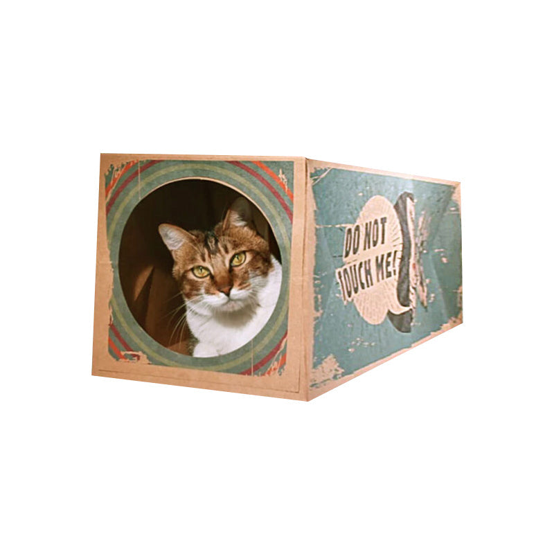 Kraft Paper Cat Tunnel Toy for Stylish Indoor Enrichment