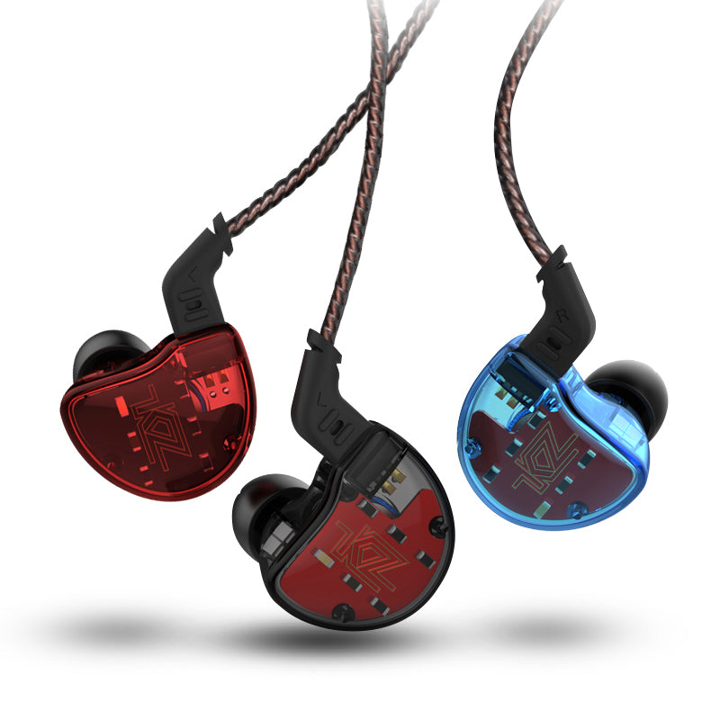 KZ ZS10 Hybrid In-Ear Headphones, Punchy HiFi Bass