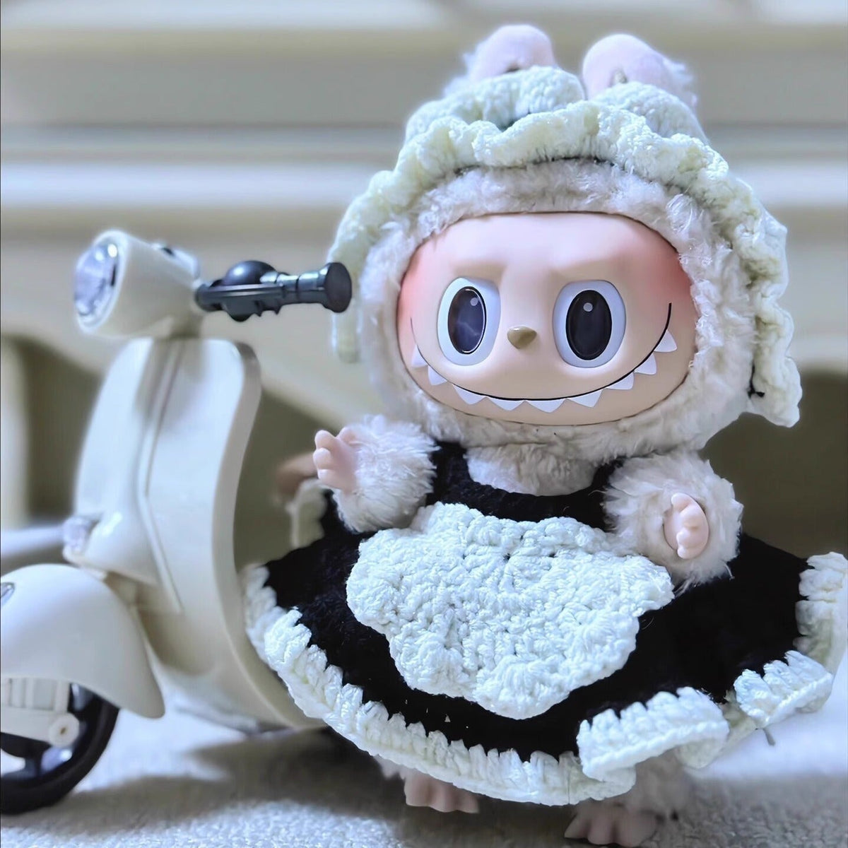 LABUBU Scooter Vinyl Doll Collectible Display Charm