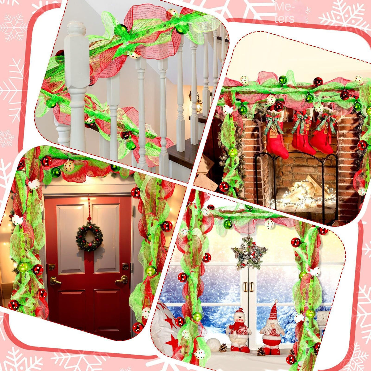 Christmas Vine Garland for Colorful Holiday Displays