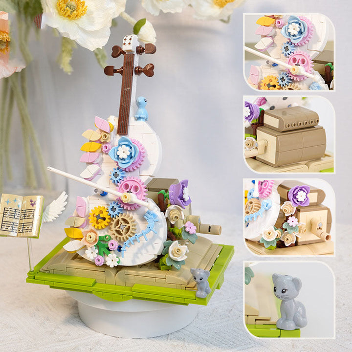 Violin Building Set – 410+ Piece Fantasy Display Model