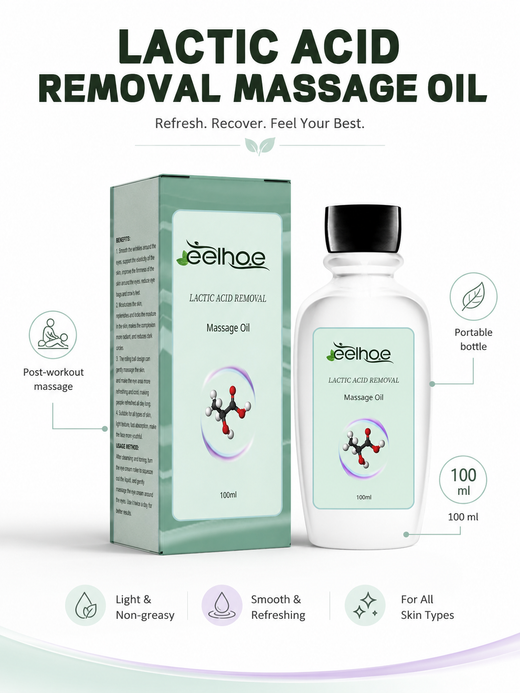 Lactic Acid Removal Massage Oil – Post-Workout Muscle Recovery