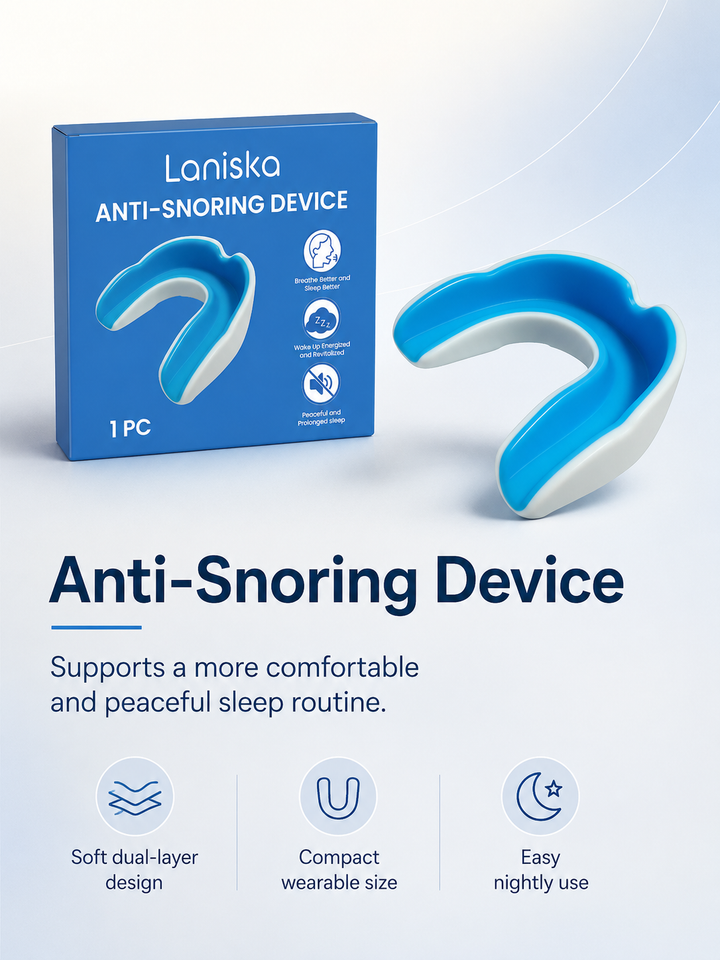 Anti-Snoring Device — Gentle Overnight Jaw Support