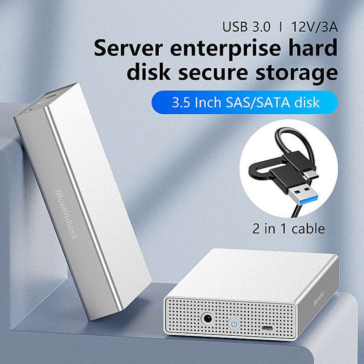 Aluminum SATA Hard Drive Enclosure, USB 3.0 Fast Transfer