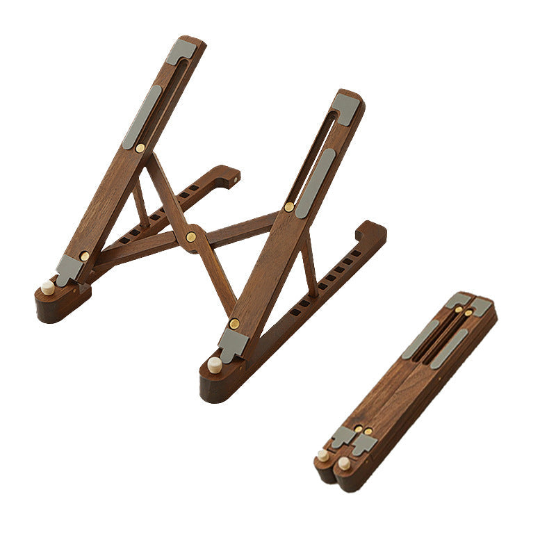 Solid Beech Wood Laptop Stand for Better Desk Posture
