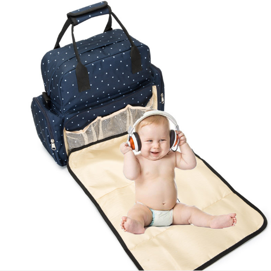 Large Capacity Diaper Bag Backpack With Changing Mat