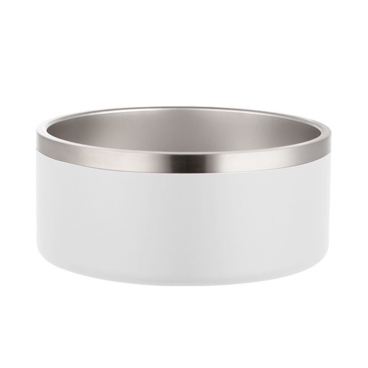 Large Stainless Steel Dog Bowl for Stable Feeding