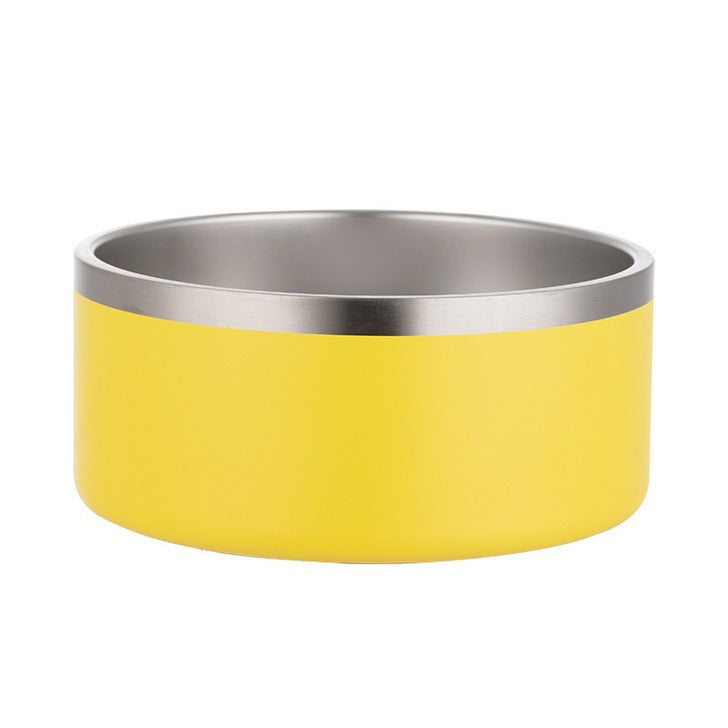 Large Stainless Steel Dog Bowl for Stable Feeding