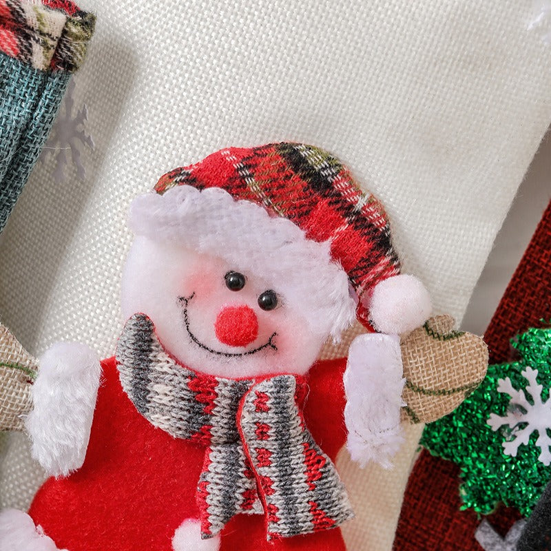 Large Christmas Stocking Gift Bag for Holiday Decor