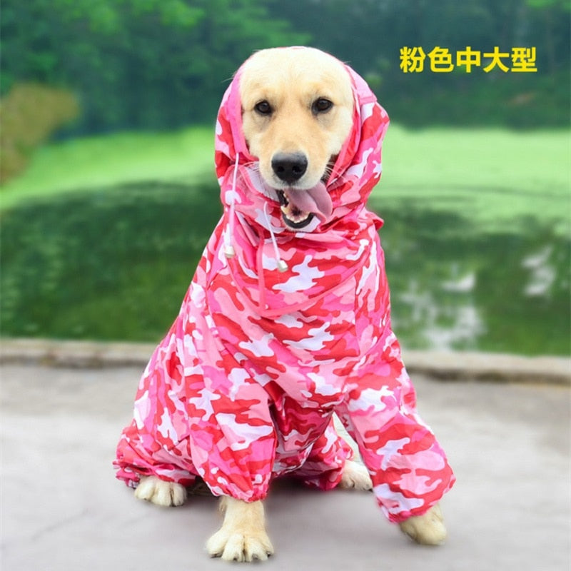 Dog Raincoat: Full-Body Waterproof Rain Protection