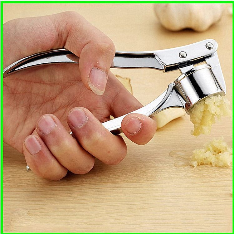 Stainless Steel Garlic Press for Smooth Garlic Paste