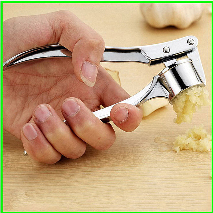 Stainless Steel Garlic Press for Smooth Garlic Paste