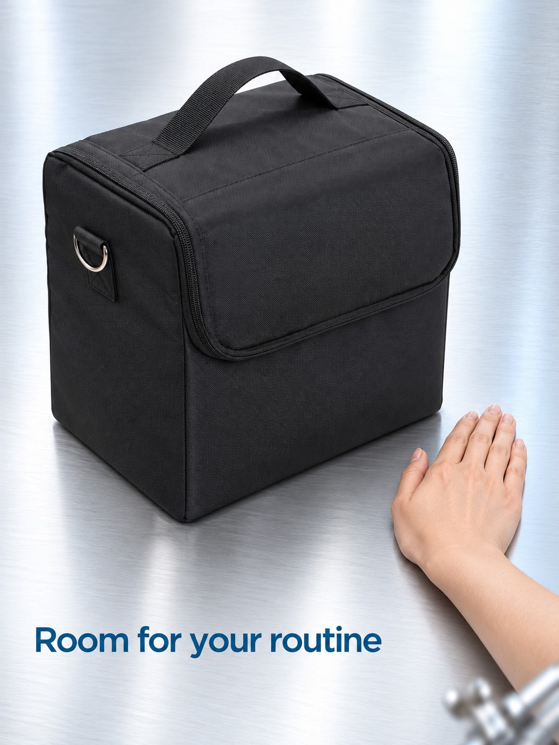 Large Makeup Organizer Case with Trays for Pros