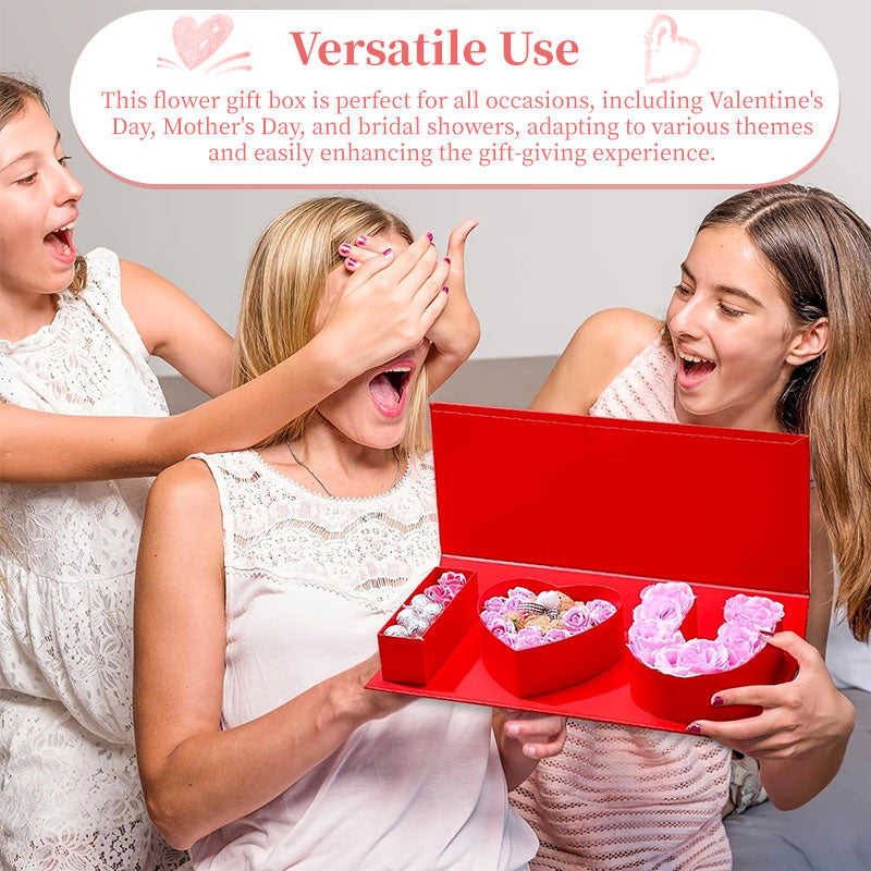 Letter-Shaped Jewelry Gift Box for Romantic Unboxing