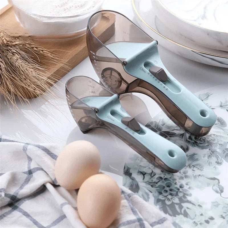 Adjustable Measuring Spoon Set Tool for Kitchen Baking