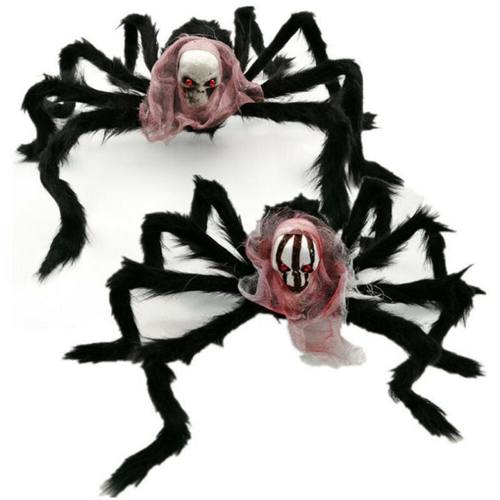 Giant Skull Spider Halloween Decoration for Haunted Yards