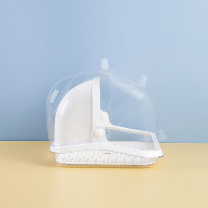 Baby Bottle Drying Rack with Dust-Proof Clear Cover