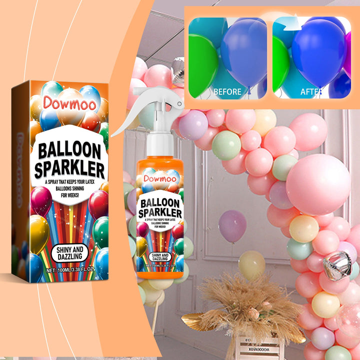 Latex Balloon Shine Spray for a Lasting Gloss Finish