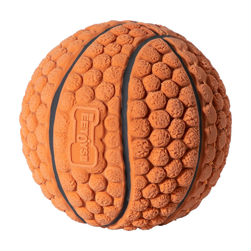 Textured Latex Dog Ball for Fetch, Chew & Boredom