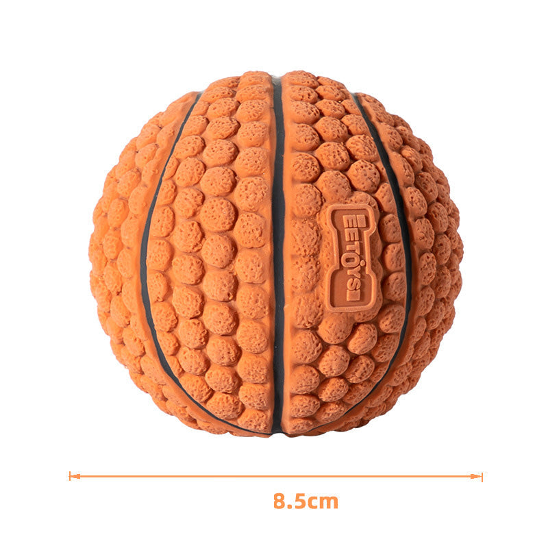 Textured Latex Dog Ball for Fetch, Chew & Boredom