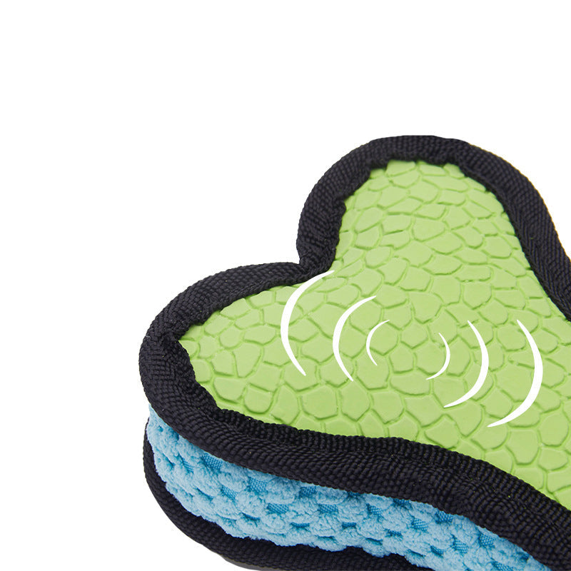 Interactive Squeaky Dog Toy for Chewing & Tug Play