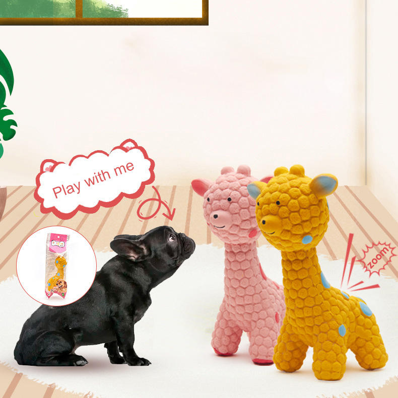 Squeaky Deer Dog Toy for Interactive Puppy Playtime