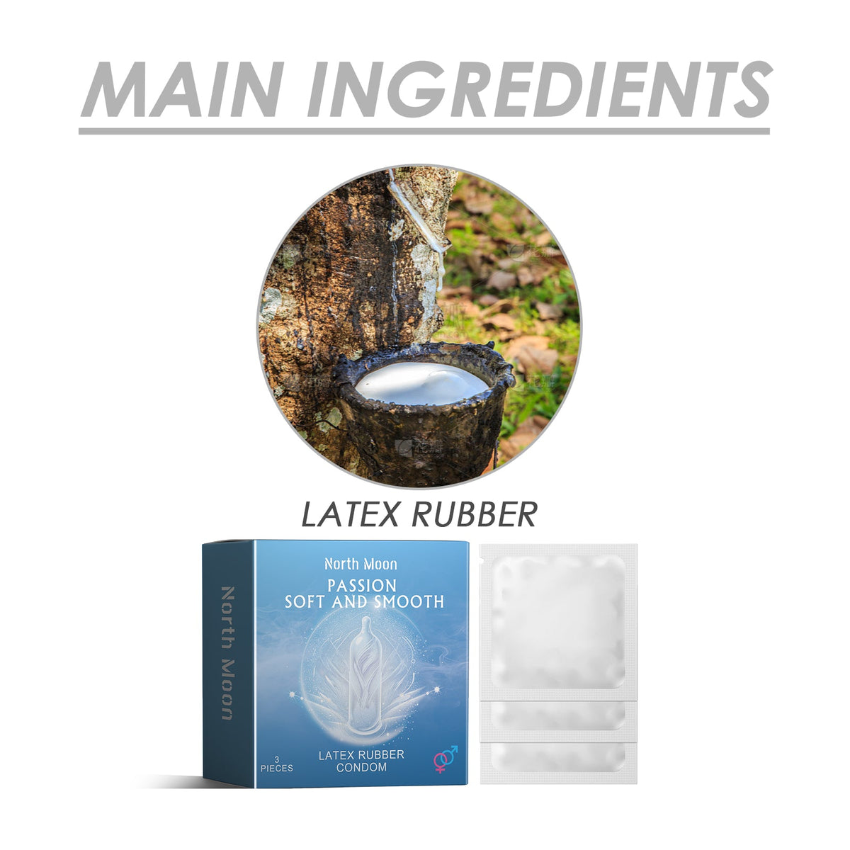 Latex Condoms for Soft, Smooth Intimate Protection