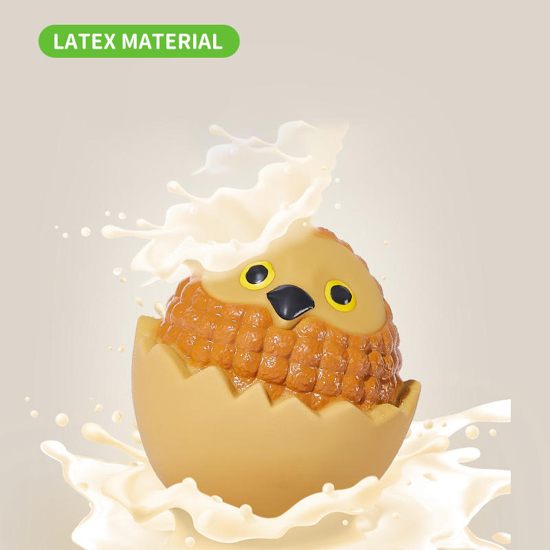 Latex Owl Dog Toy for Interactive Chew & Puzzle Play
