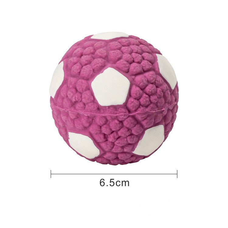 Textured Latex Sound Balls for Interactive Dog Play