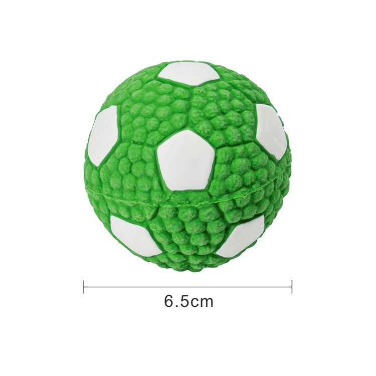 Textured Latex Sound Balls for Interactive Dog Play
