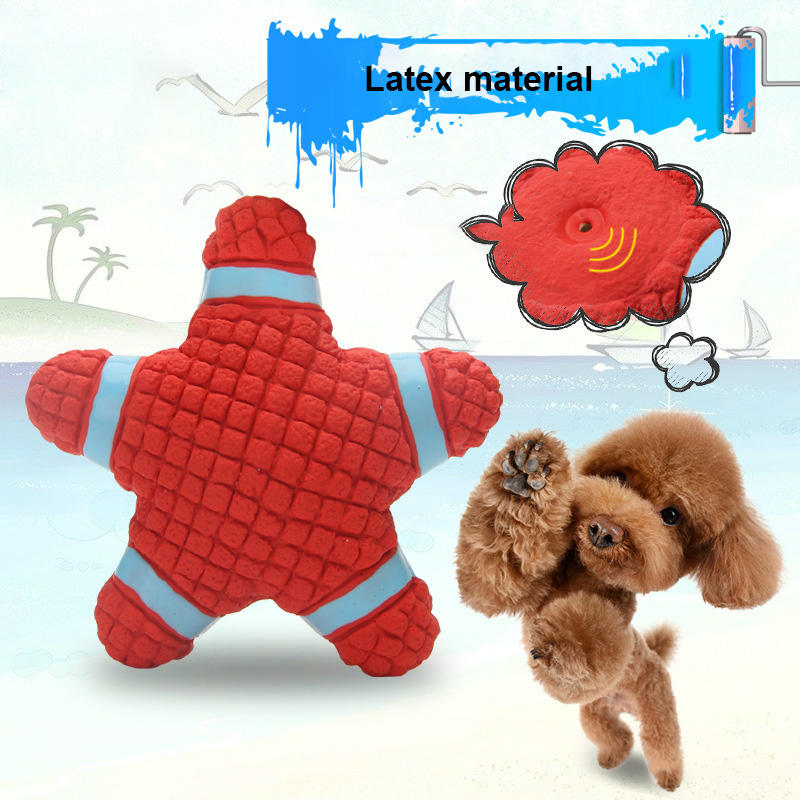 Textured Latex Dog Toy for More Engaging Squeaky Play