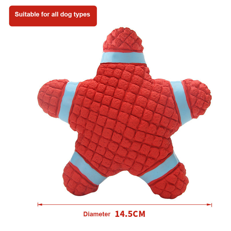 Textured Latex Dog Toy for More Engaging Squeaky Play