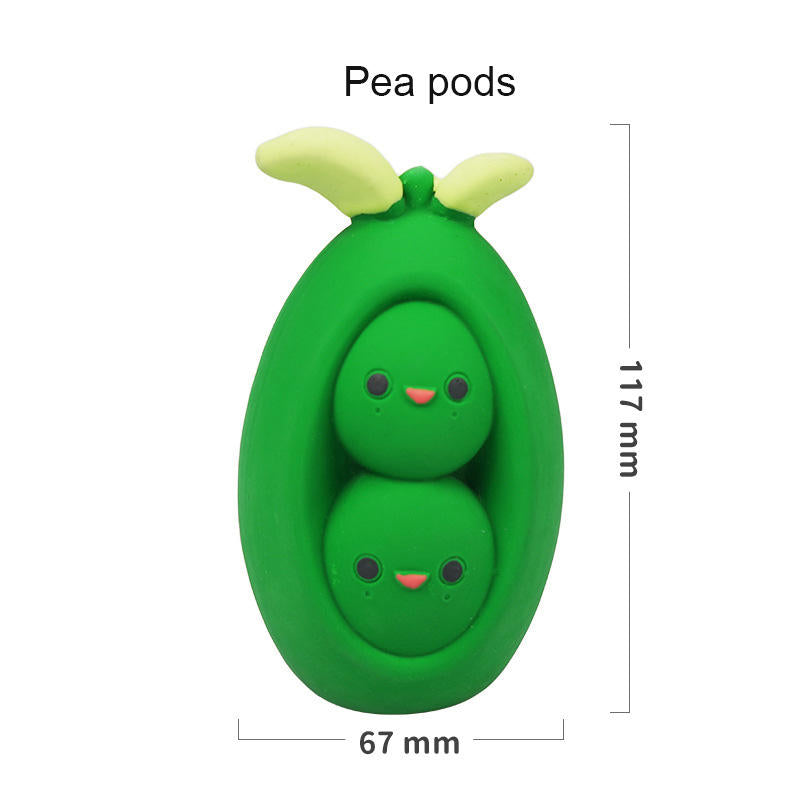 Latex Vegetable Dog Toy for Soft Squeaky Playtime