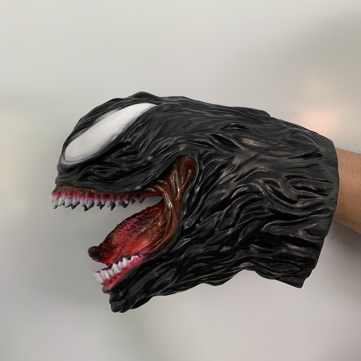 Venom Latex Cosplay Mask With Full-Head Character Look