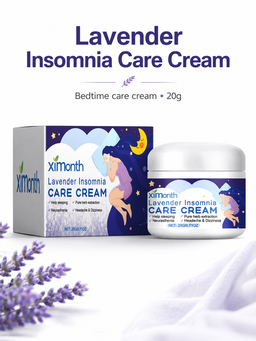 Lavender Sleep Cream – Natural Insomnia Relief