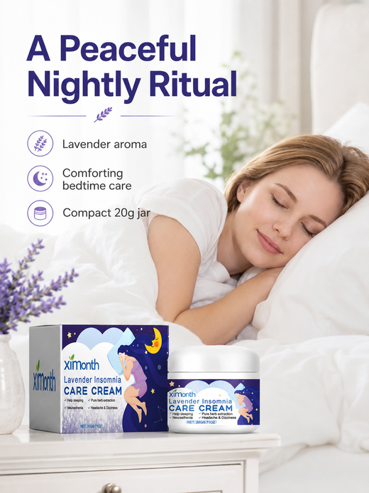 Lavender Sleep Cream – Natural Insomnia Relief