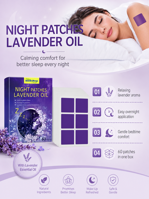 Lavender Scented Sleep Patches — Gentle Aromatherapy