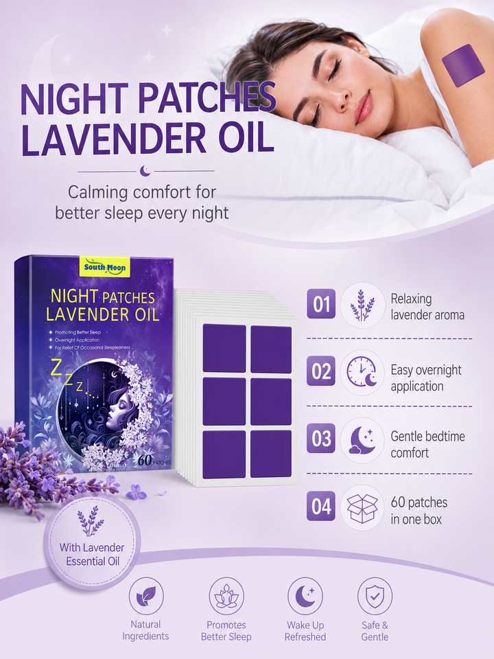 Lavender Scented Sleep Patches — Gentle Aromatherapy