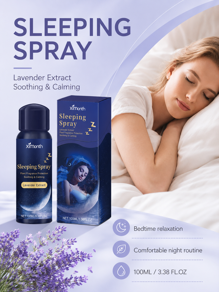 Lavender Sleep Spray — Soothing Aromatherapy Mist for Deeper Rest