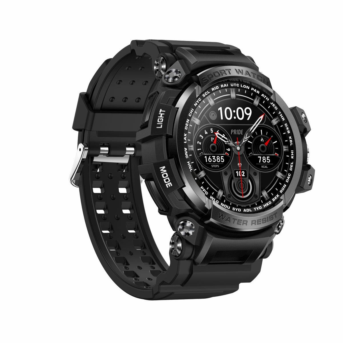 Rugged Outdoor Smartwatch With Heart Rate Tracking