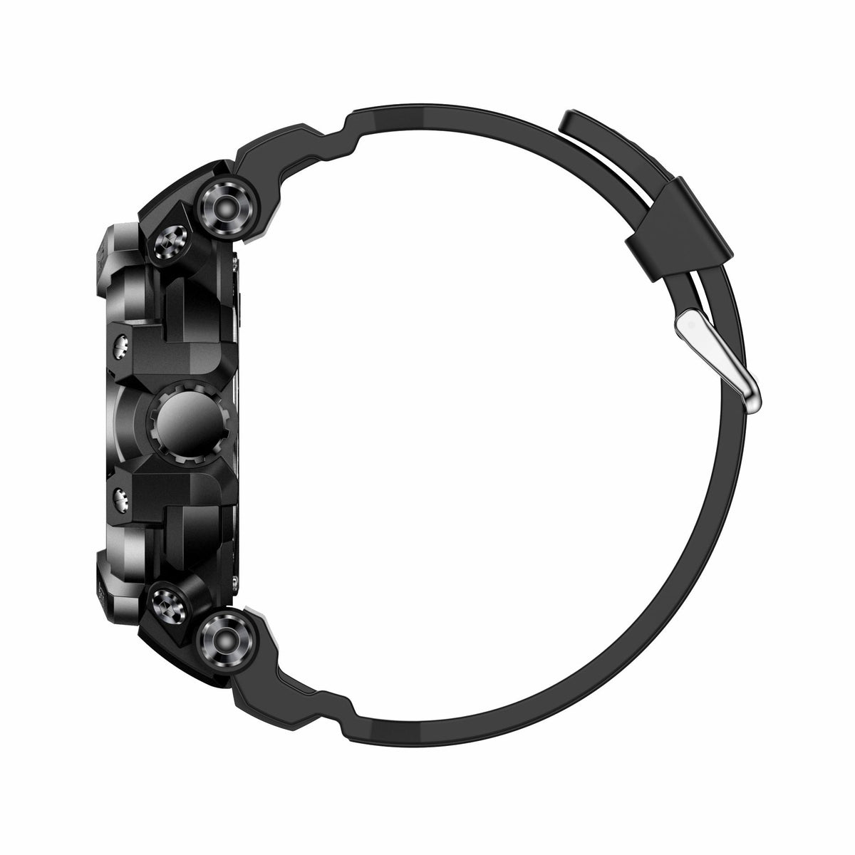 Rugged Outdoor Smartwatch With Heart Rate Tracking