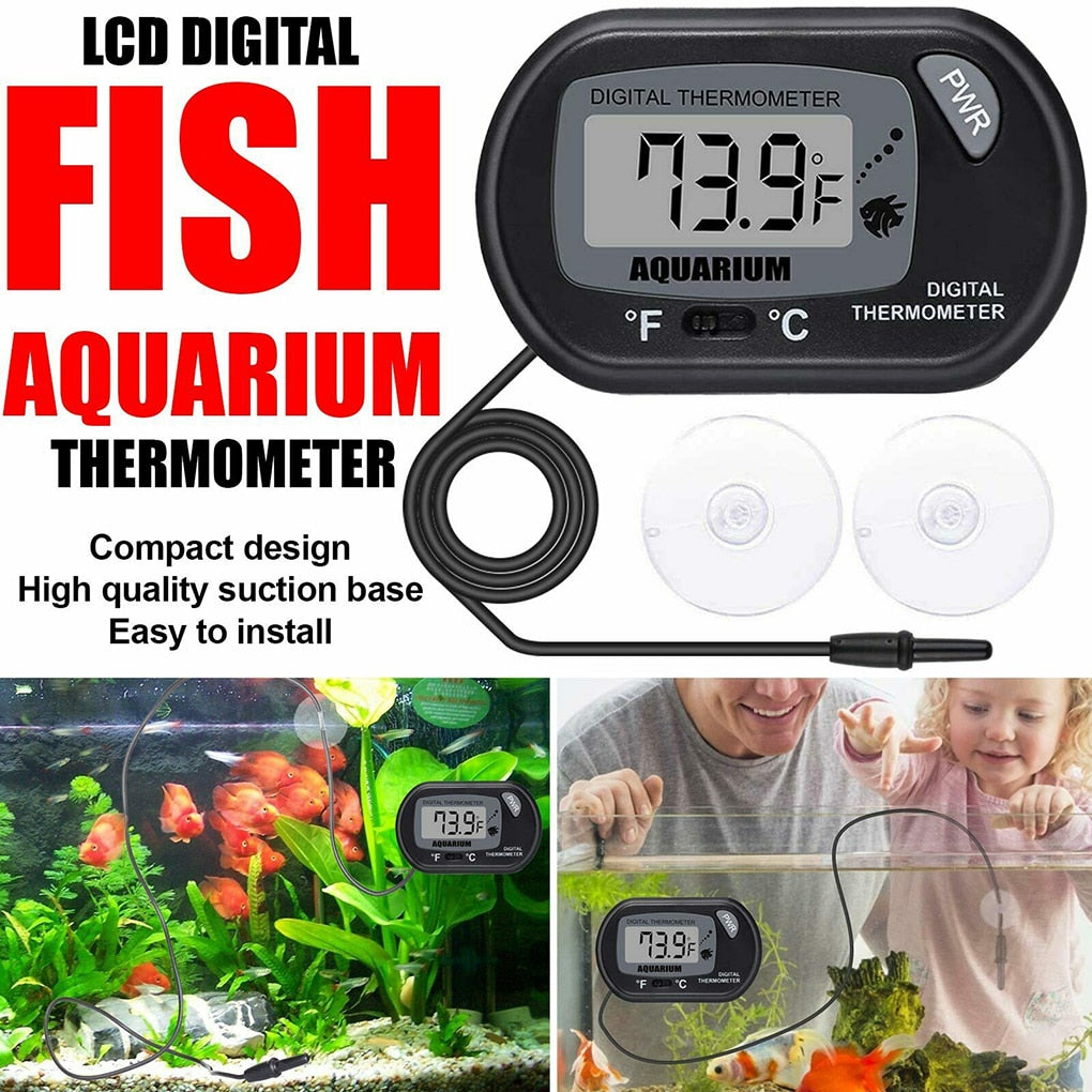 Aquarium Thermometer for Clear Water Temperature Checks