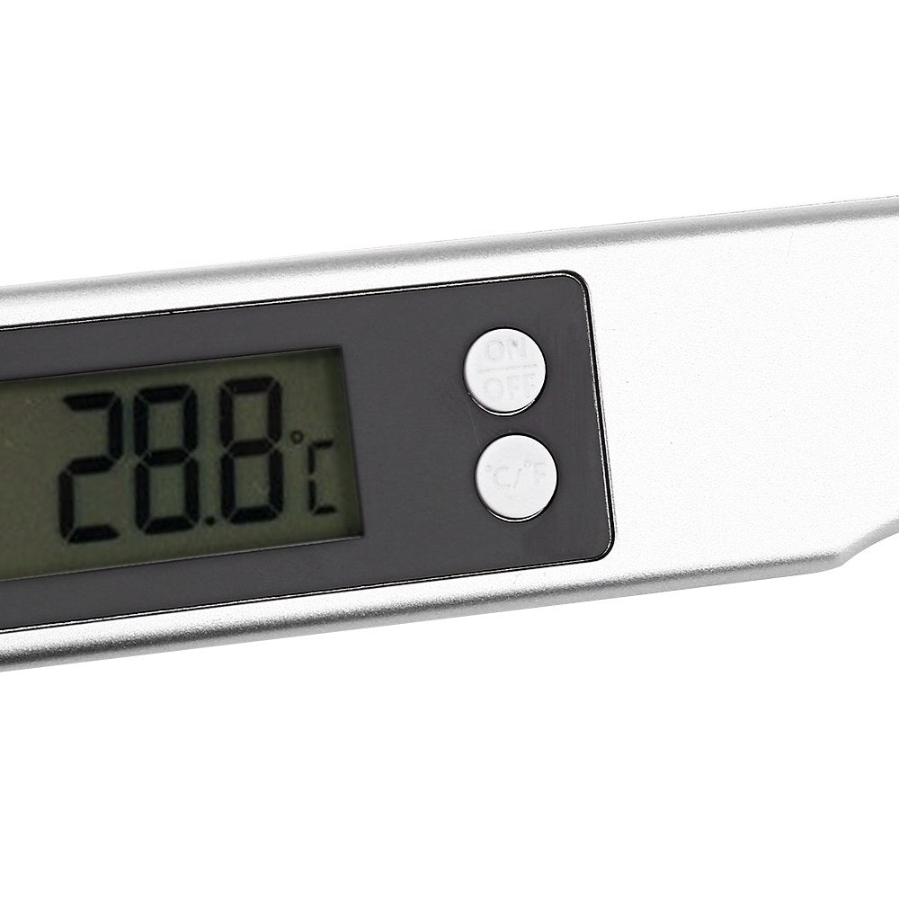 Digital Food Thermometer with Folding Probe and LCD