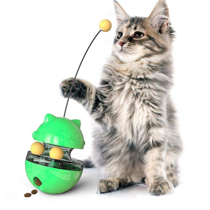 Interactive Rolling Cat Toy for Indoor Play & Stimulation
