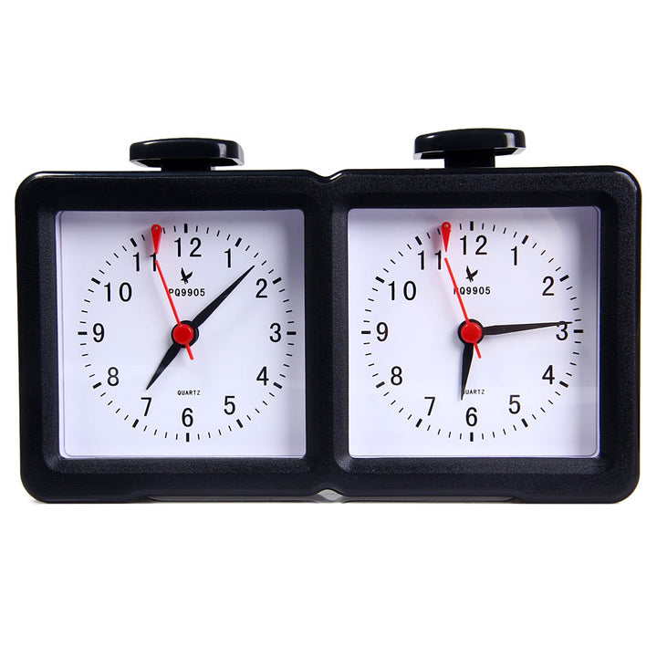 Chess Timer Dual Analog Count-Up Countdown Competition Clock
