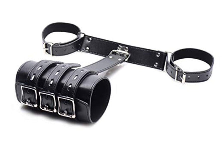 Leather Armbinder Restraint for Adjustable Positioning