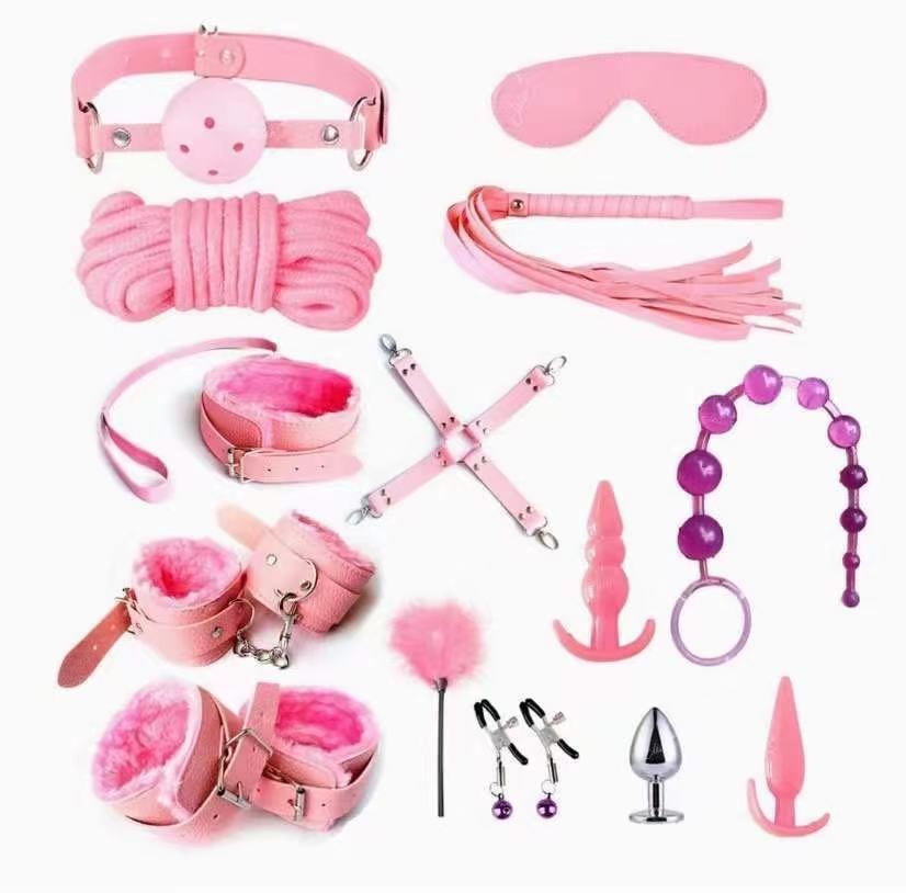14-Piece Bondage Set for Couples | Sensory Play Kit