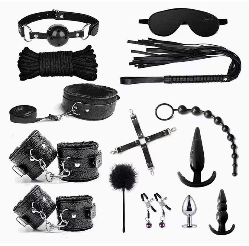 14-Piece Bondage Set for Couples | Sensory Play Kit